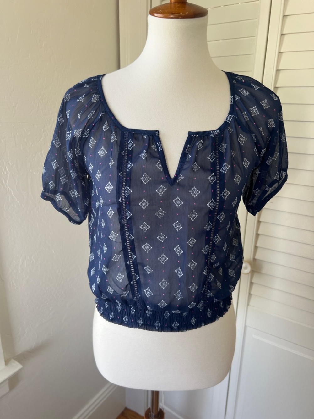 Abercrombie Peasant Top